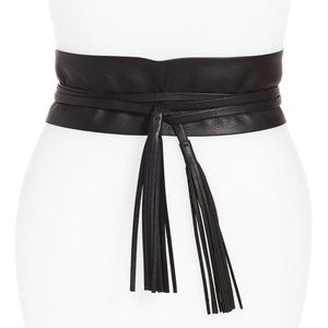 B-Low the Belt - Lena Wrap Belt, Black, NWOT